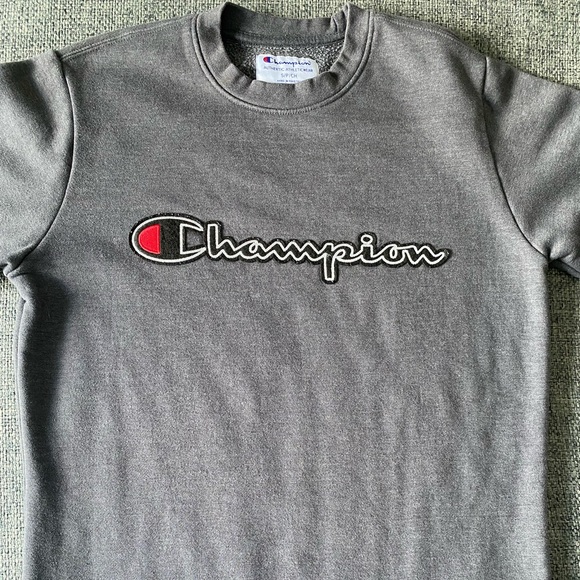 Champion Gray Crewneck Sweatshirt Sz.S - Picture 1 of 5